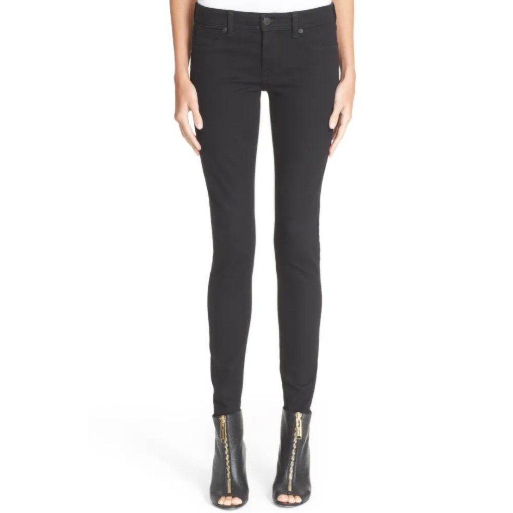 Burberry Brit Skinny High Rise Denim Jeans Black Size 31